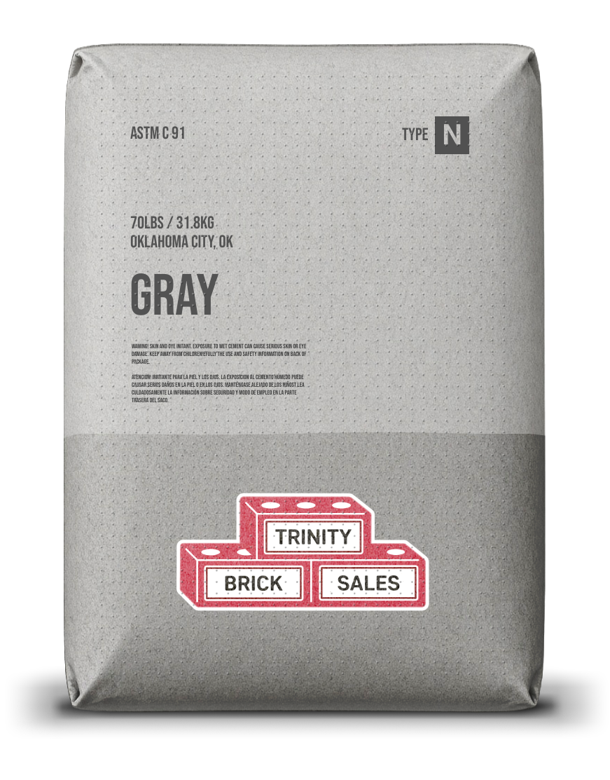 Gray mortar bag